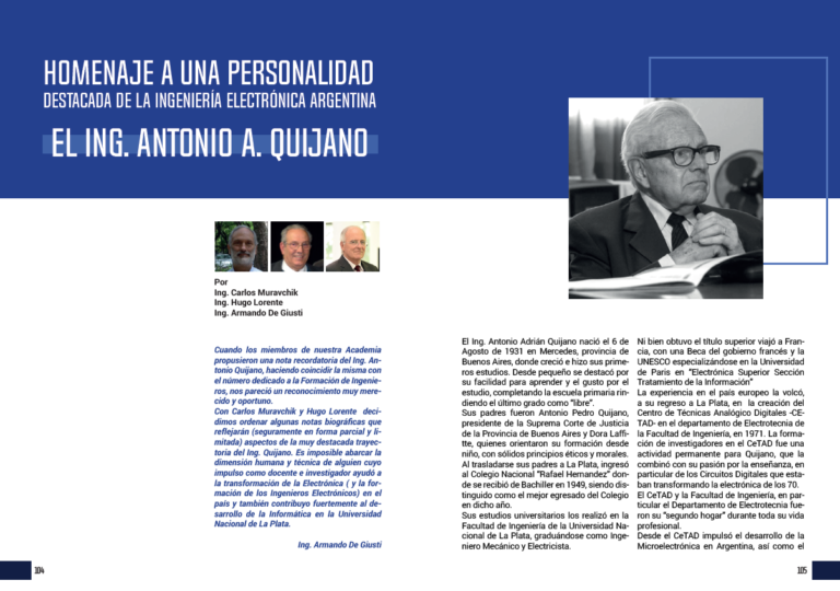 Lee más sobre el artículo Homenaje al Ing. Antonio Quijano