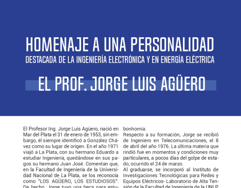 Lee más sobre el artículo Homenaje a Jorge Luis Agüero