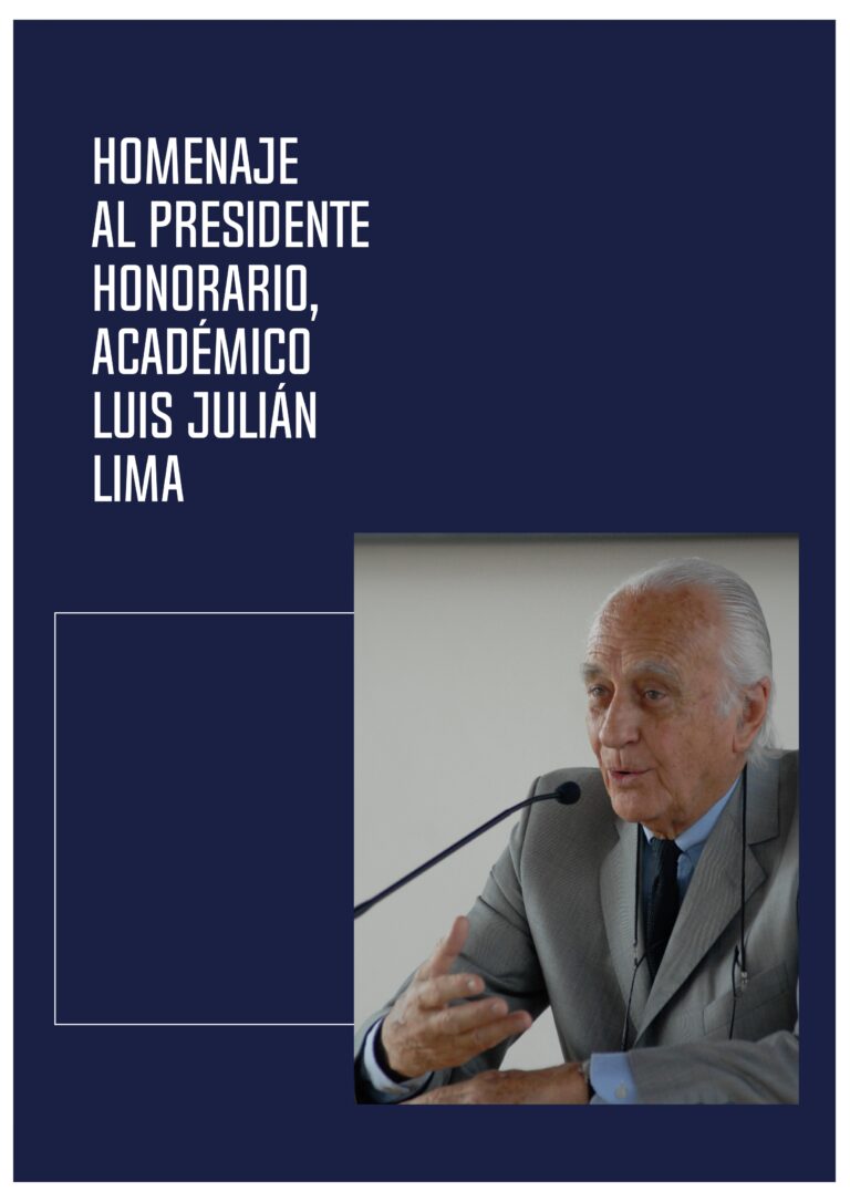Lee más sobre el artículo Homenaje al presidente honorario, académico Luis Julián Lima
