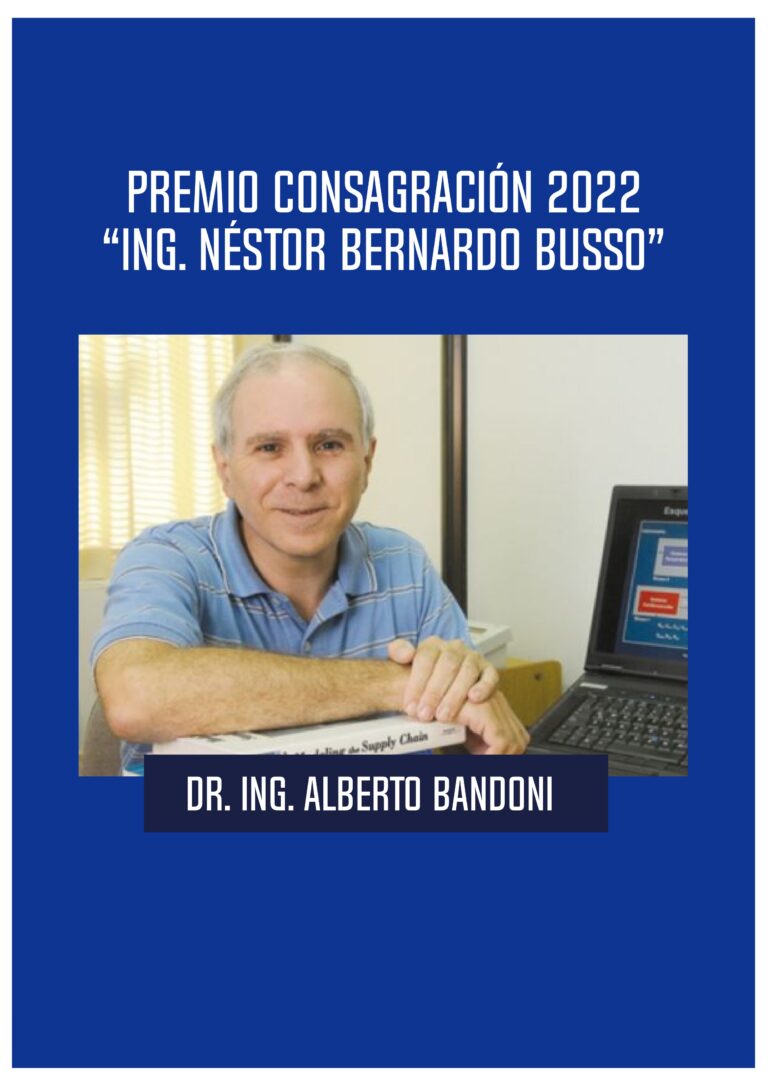 Lee más sobre el artículo Premio consagración 2022 «Ing. Nésto Bernardo Busso»