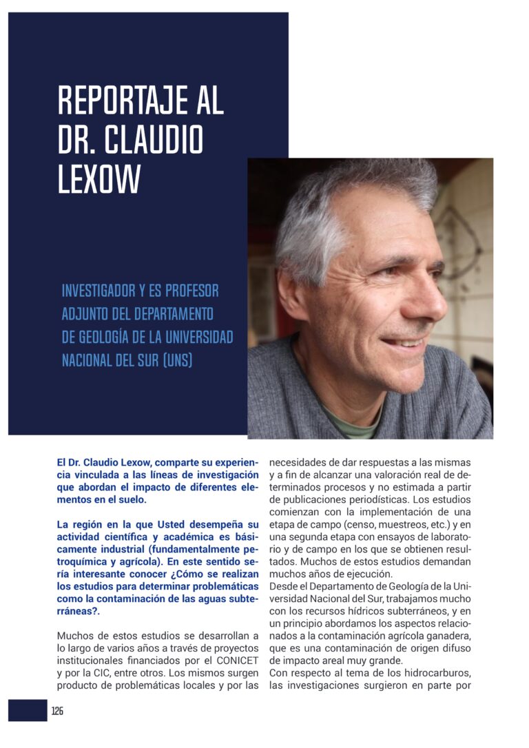 Lee más sobre el artículo Reportaje al Dr. Claudio Lexow